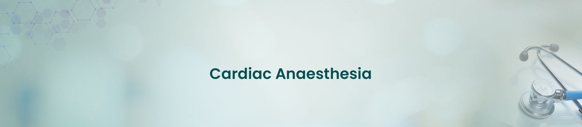 Cardiac Anaesthesia