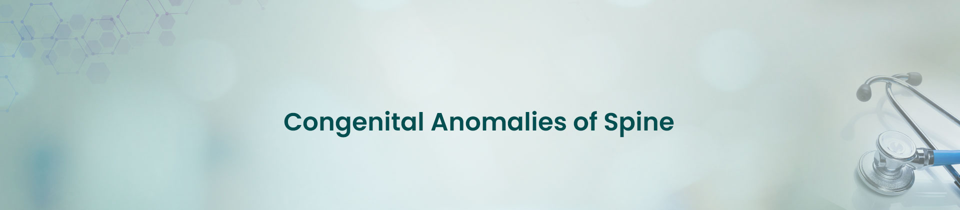 Congenital Anomalies of Spine