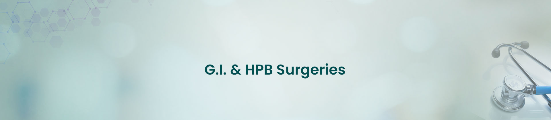 G.I. & HPB Surgeries